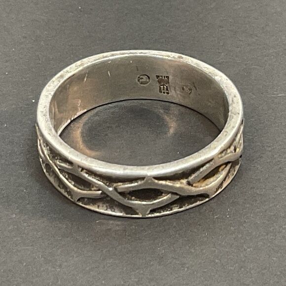 James Avery Crown of Thorns Ring Sz 10 Sterling Silver Retired Jesus Religious - Picture 10 of 10